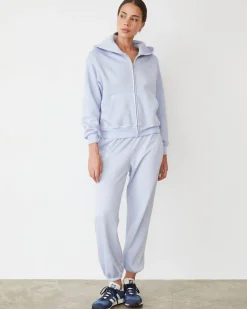 MONROW Teddy Fleece Relaxed Sweat ICEYLILAC Cheap